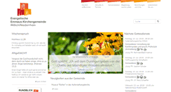 Desktop Screenshot of emmaus-willich.de